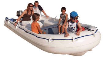 bateau FUN YAK 390 VUE AVANT